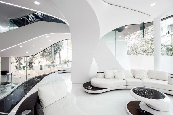 10 Desain  Interior Rumah  Bergaya Futuristik  Unik Anti 