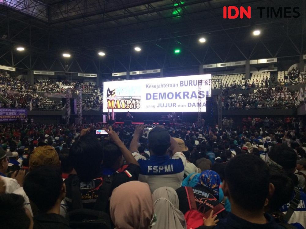 4 Sindiran Prabowo saat May Day, dari Intel hingga Pengelola GBK
