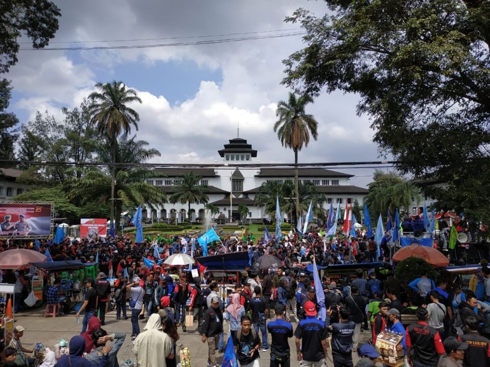 Polisi Tangkap Tiga Terduga Pelaku Kericuhan May Day Bandung