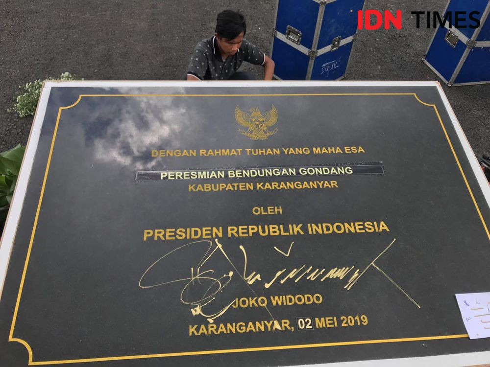 Resmikan Bendungan Gondang, Jokowi: Ini Hadiah untuk Rakyat