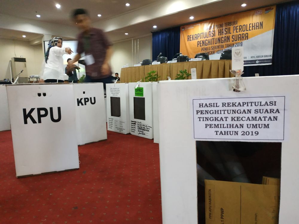 KPU Bandung Mulai Lakukan Rekapitulasi Pemilu
