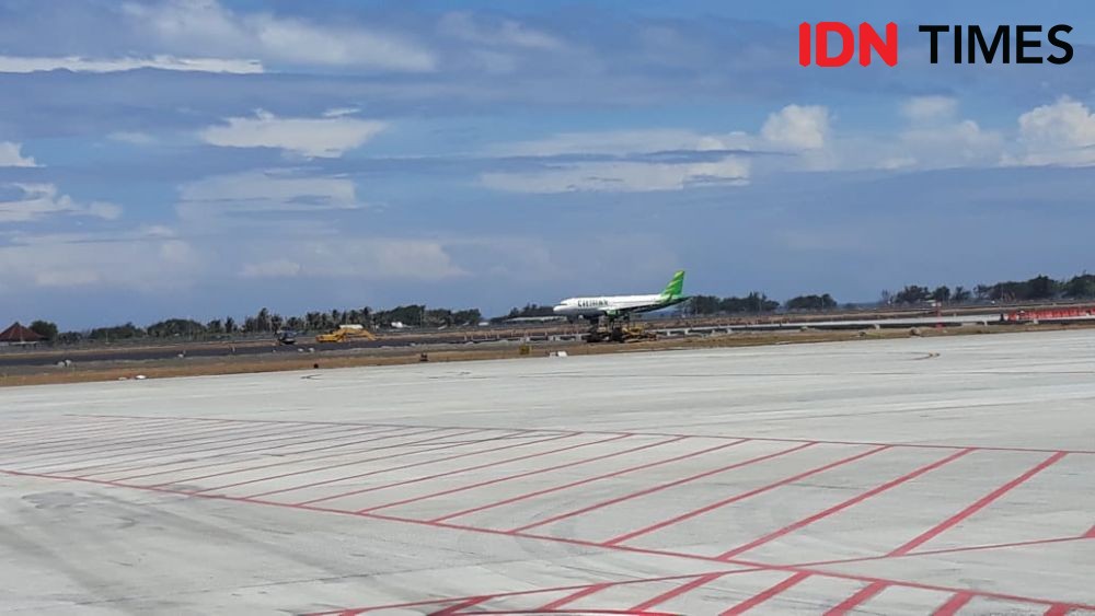 Citilink Mendarat Mulus di Bandara YIA Kulon Progo