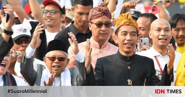 Real Count KPU: Jokowi 56.15 Persen Suara, Prabowo 43,8 Persen