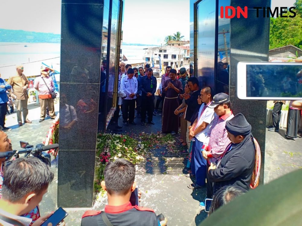 Banjir Air Mata di Peresmian Monumen KM Sinar Bangun