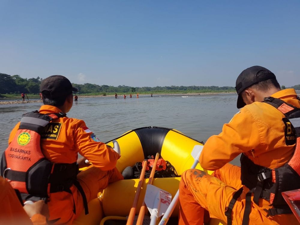 Pencarian Saleh Korban Tenggelam Saat Padusan di Sungai Progo Nihil