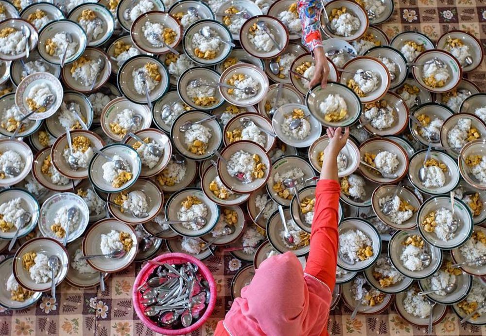 Dua Kali Ramadan Tanpa Tradisi Bubur Samin Masjid Darussalam Solo 