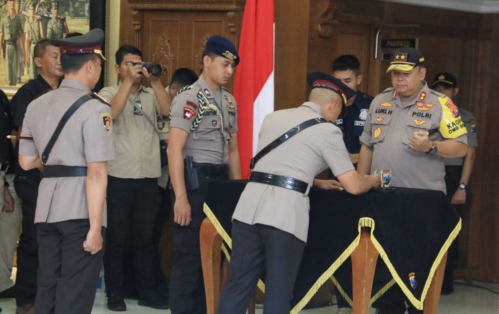Sertijab Kapolrestabes, Rudi Titipkan Bonek hingga Sinergi dengan TNI