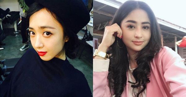 Bak Adik Kakak, 10 Potret Artis Korea Kim Min Jung Vs Dewi Perssik