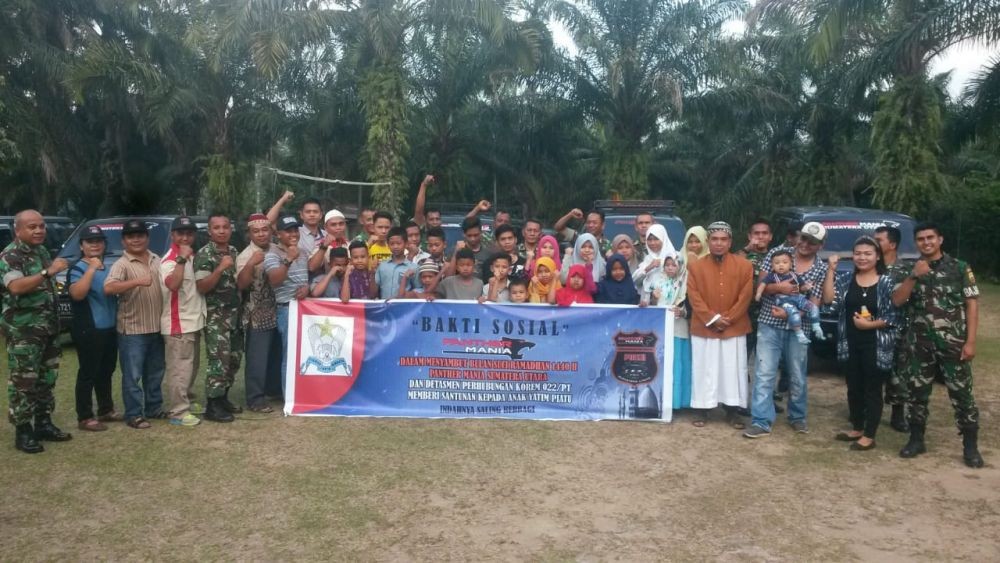 Bakti Sosial Ramadan, Panther Mania Bantu Gereja di Simalungun