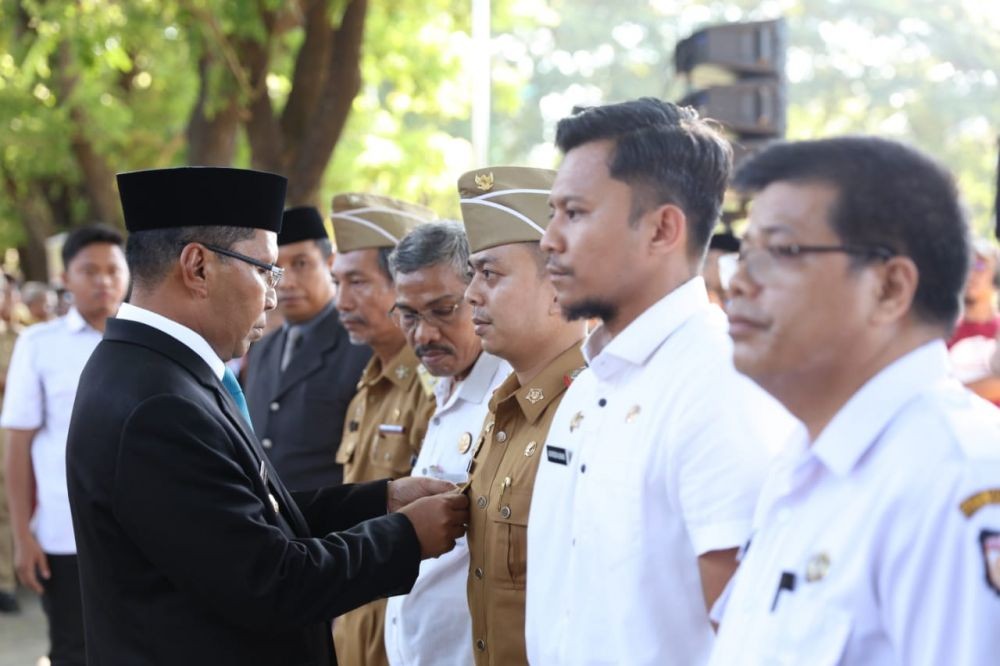 Hari Terakhir Menjabat, Wali Kota Danny Lantik 300 ASN Makassar