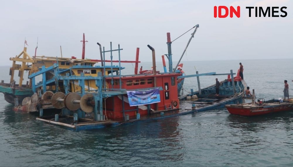 Tiga Kapal Asing Myanmar, Malaysia dan Thailand Ditenggelamkan