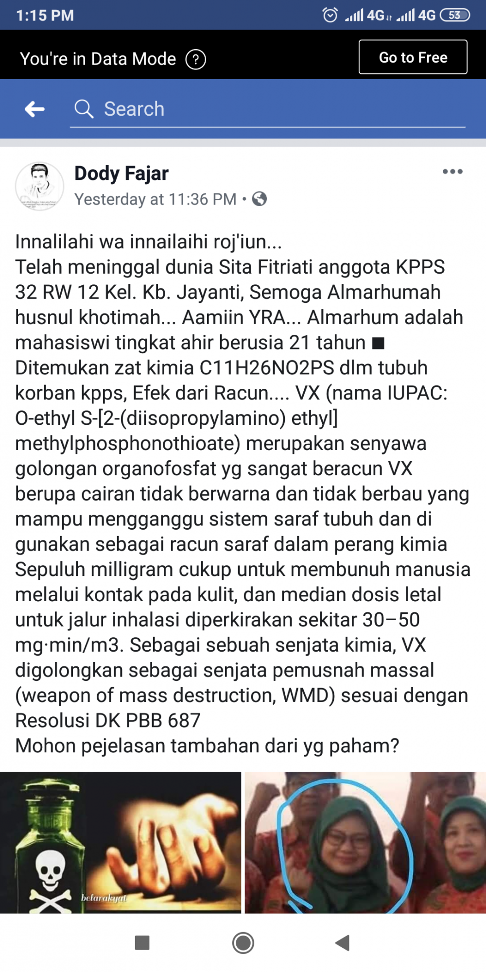 Pelaku Pembuat Hoaks Anggota KPPS Diracun Diduga Berdomisili di Jateng