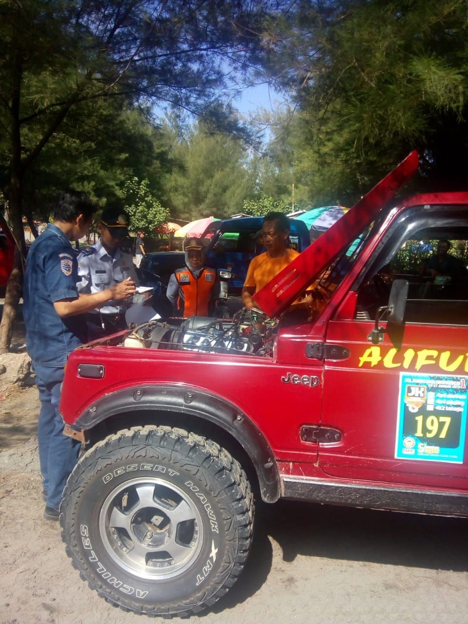 Jelang Libur Lebaran, Dishub Bantul Ram Check Jeep Wisata Parangtritis