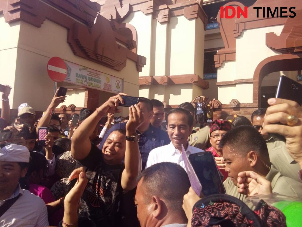 Terpilih Lagi, Jokowi Janji Perkuat Desa Adat & Infrastruktur di Bali