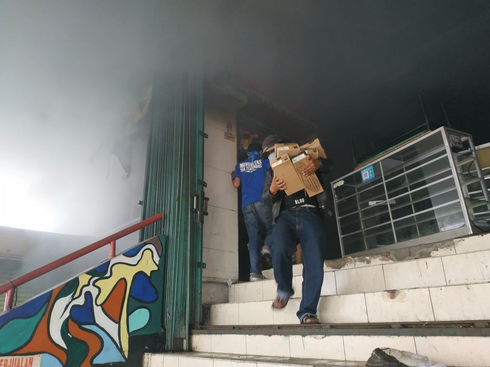 Api yang Membakar Pasar Kosambi Selama 2x24 Jam Akhirnya Padam 