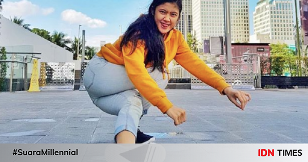 10 potret manis akina fathia, artis yang hobi olahraga ekstrem