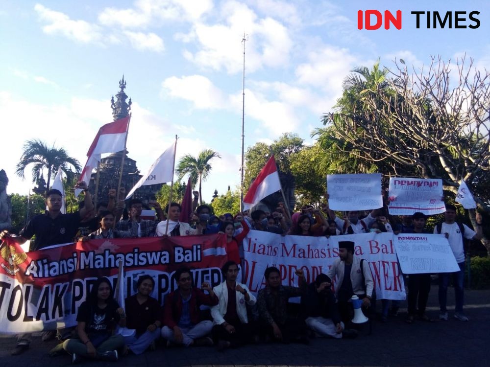 Aliansi Mahasiswa di Bali Tolak People Power & Istilah Cebong-Kampret