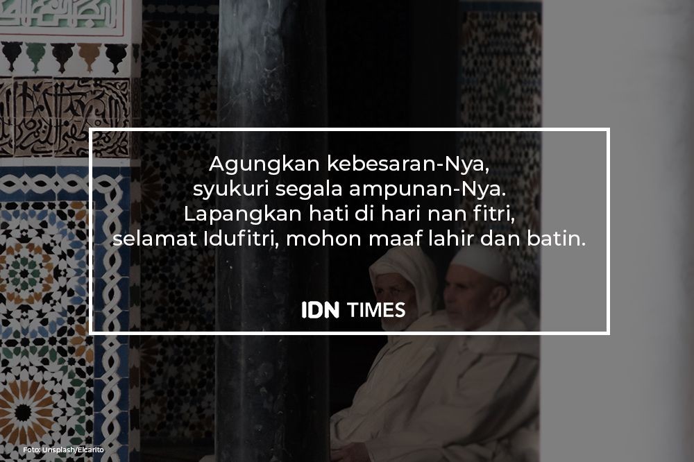 15 Ucapan Lebaran, Selamat Idul Fitri 2021 Mohon Maaf Lahir Batin