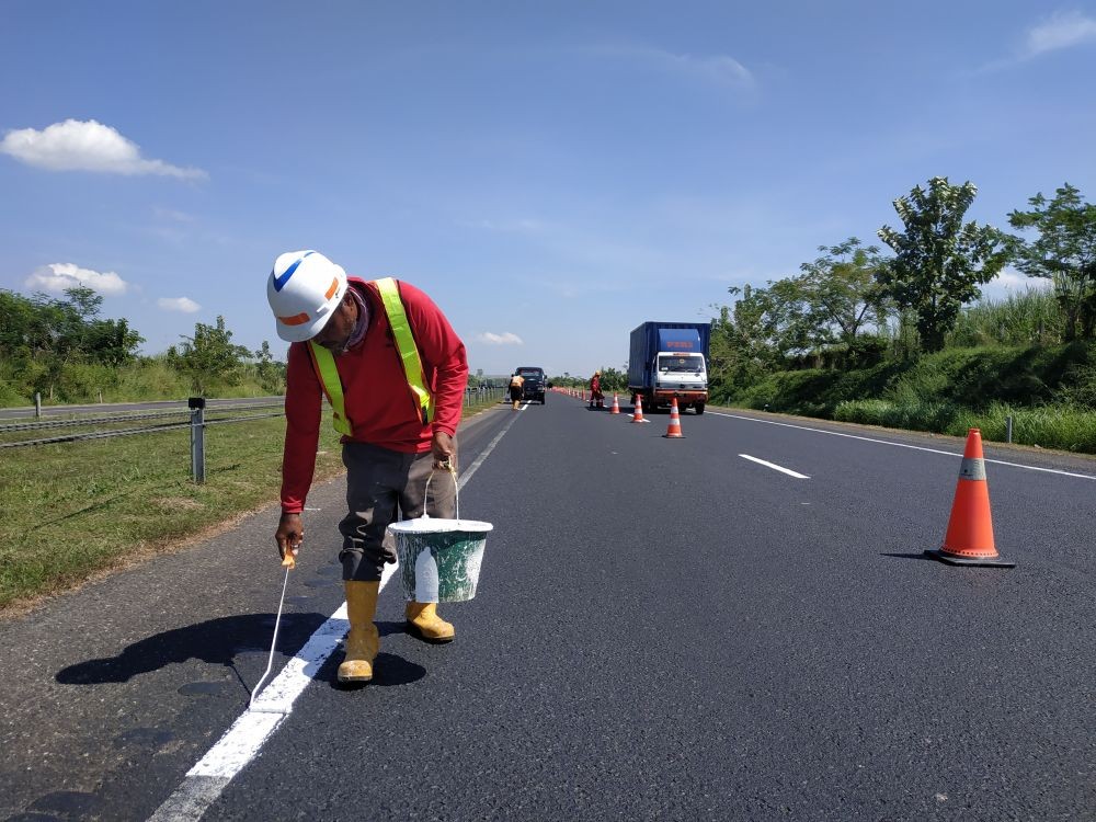 Perbaikan Jalan Ambles di Tol Cipali KM 122 Butuh Dua Pekan