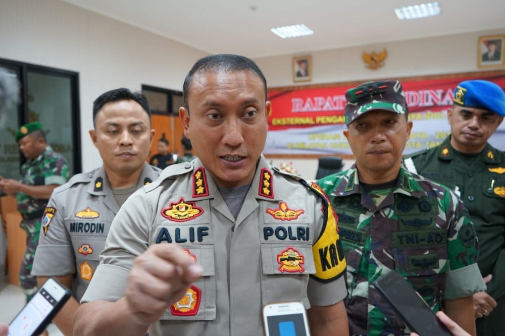 Jelang Sidang PHPU di MK, Polres Tangerang Siagakan Ratusan Personel