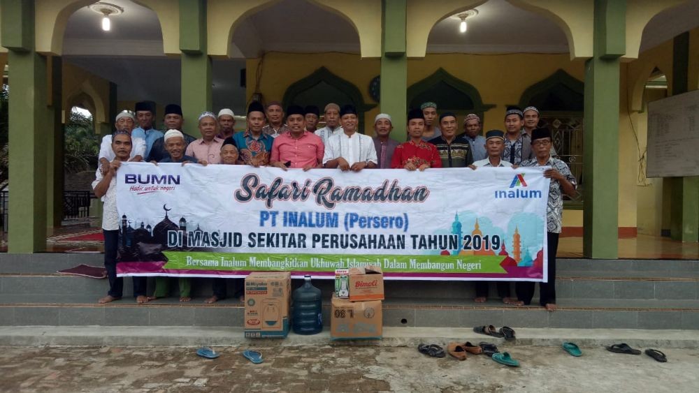Safari Ramadan, Inalum Beri Bantuan ke Masjid-masjid di 12 Kota