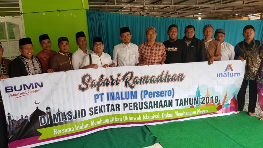 Safari Ramadan, Inalum Beri Bantuan ke Masjid-masjid di 12 Kota