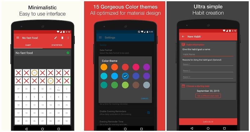 Android color theme