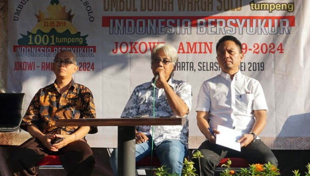 Kirab 1001 Tumpeng, Warga Solo Syukuran Jokowi-Ma’ruf Menang Pilpres