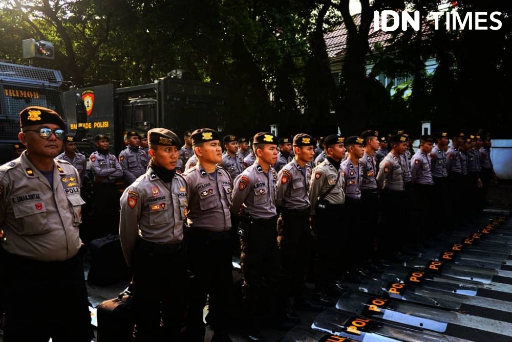Jelang PHPU MK, Polda Jatim Kirim 1200 Personel ke Jakarta