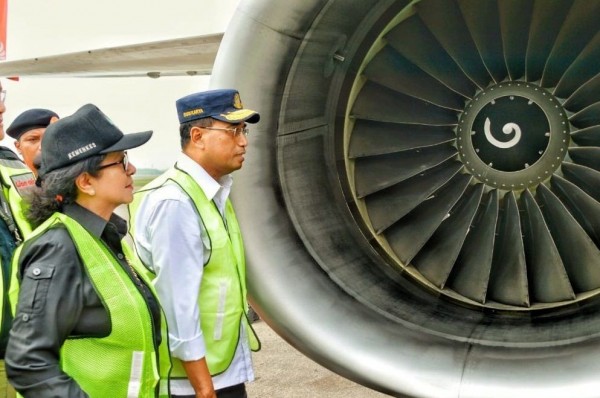 Sriwijaya Air Dampingi Keluarga Penumpang Pesawat SJY 182 Tabur Bunga