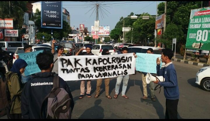 Jumsera Desak Kapolri Usut Tuntas Kekerasan Terhadap Jurnalis 