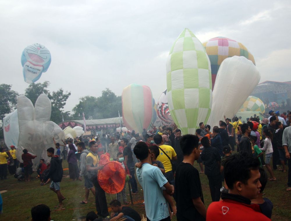 Tradisi Balon Udara, Danlanud Minta Ukuran dan Ketinggian Dibatasi