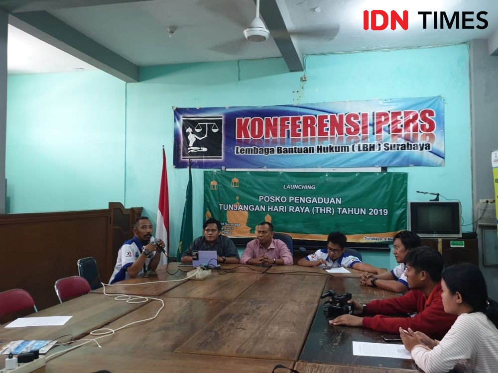 Lebih dari 650 Buruh di Jawa Timur Tidak Terima THR