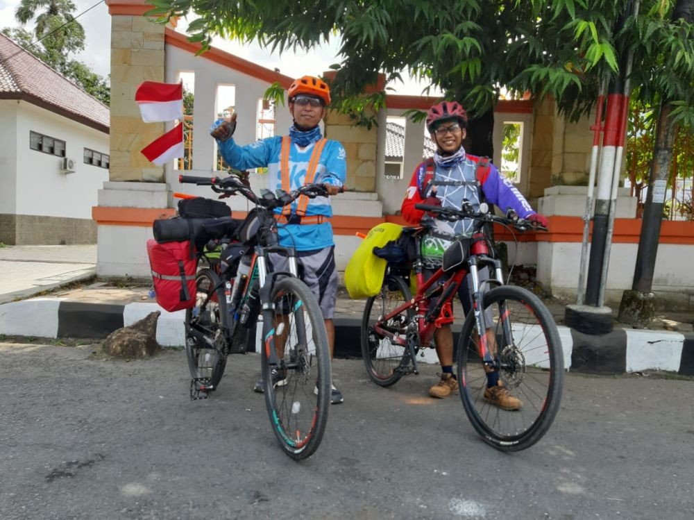 Mudik Naik Sepeda, Pria ini Tempuh 550 Kilometer yang Berkesan