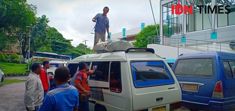 H-2 Lebaran, Arus Mudik di Terminal Batu Ampar Sepi