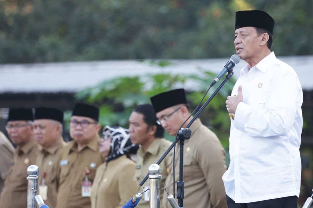 Kedapatan Stafnya Bolos Apel, Kepala OPD Banten Akan Disanksi