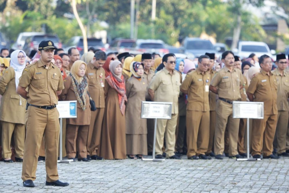 Kedapatan Stafnya Bolos Apel, Kepala OPD Banten Akan Disanksi