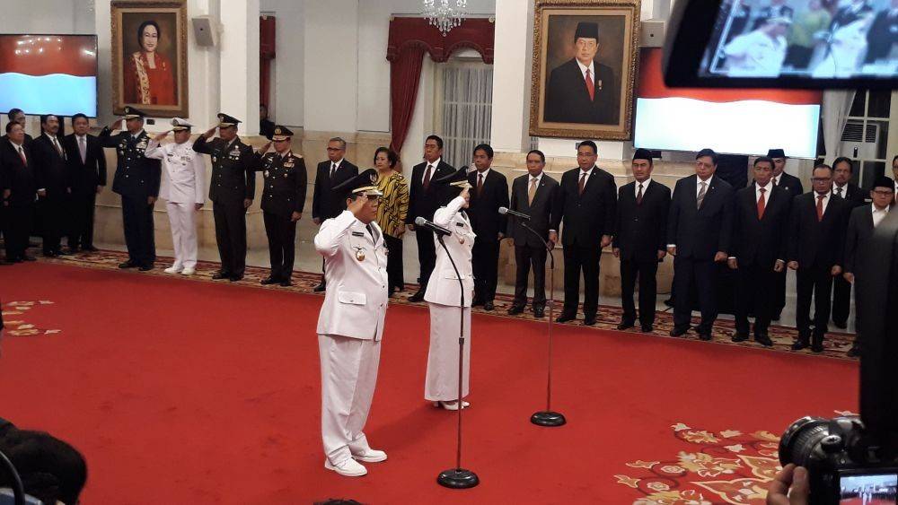 Presiden Jokowi Lantik Gubernur Dan Wakil Gubernur Lampung Di Istana Negara