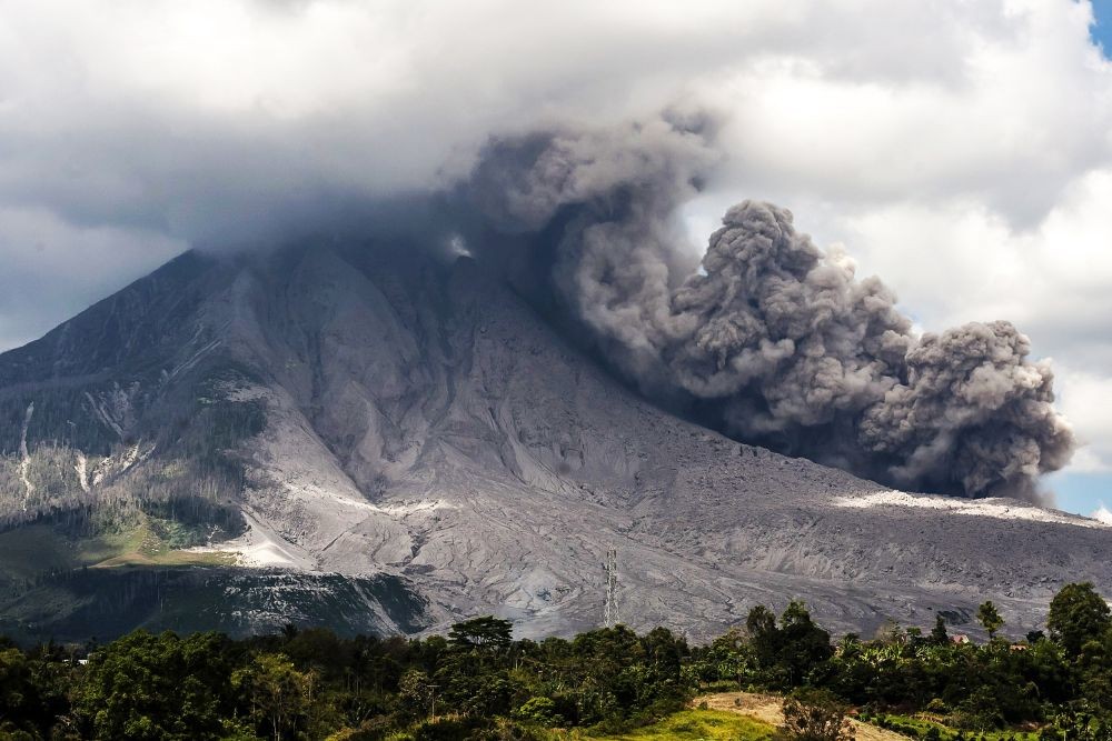 10 Tahun Erupsi, Ini 7 Letusan Gunung Sinabung yang Paling Dahsyat