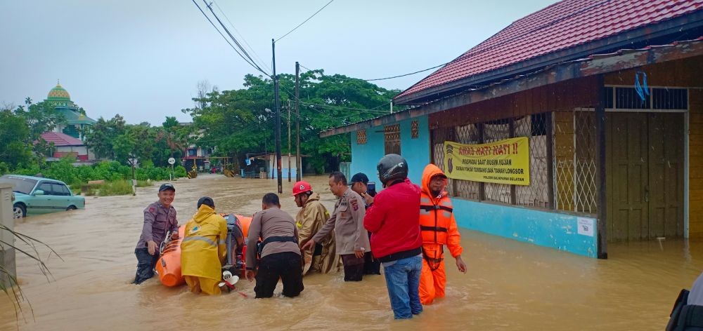 Balikpapan Banjir, Kawasan Beller Terendam 1,5 Meter