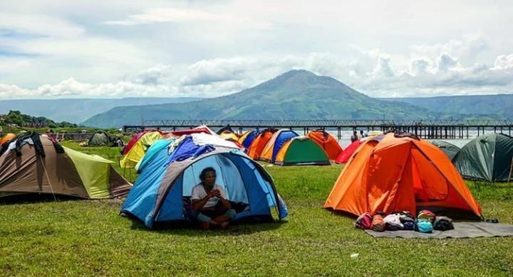 Ada 1.000 Tenda Kaldera Toba Festival di Balige, Yuk Kamping di Sana!