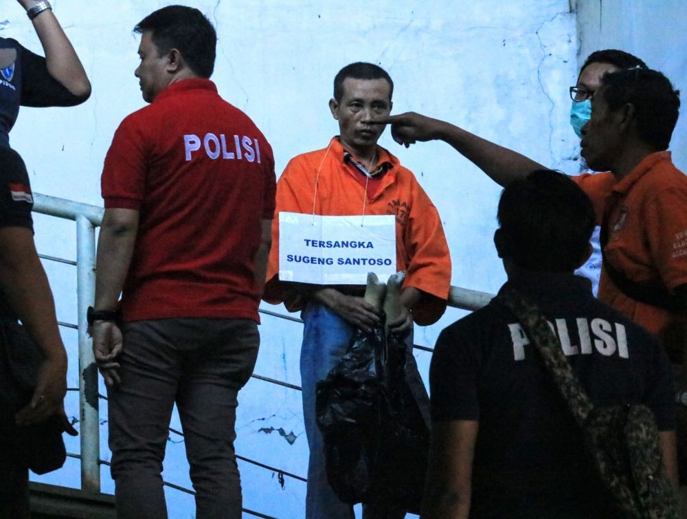 Kepolisian Lakukan Rekonstruksi Kasus Mutilasi Pasar Besar 