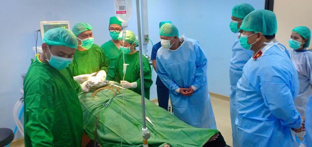 Polda Kaltim, Gelar Operasi Gratis 12 Penderita Bibir Sumbing