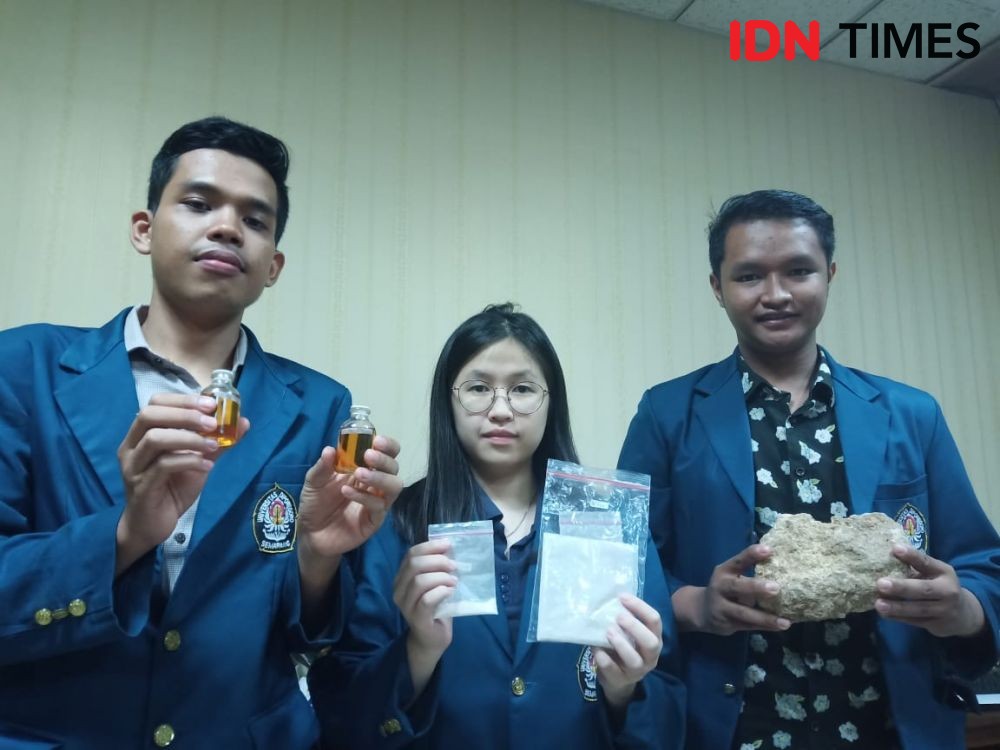 Tiga Mahasiswa Undip Kembangkan Biodisel dari Batu Fosfat dan Jelantah