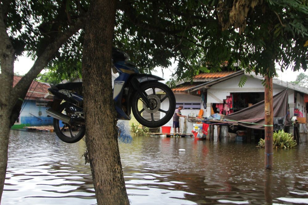 Pengungsi Banjir Cilacap Bertambah Capai 3.811 Jiwa  