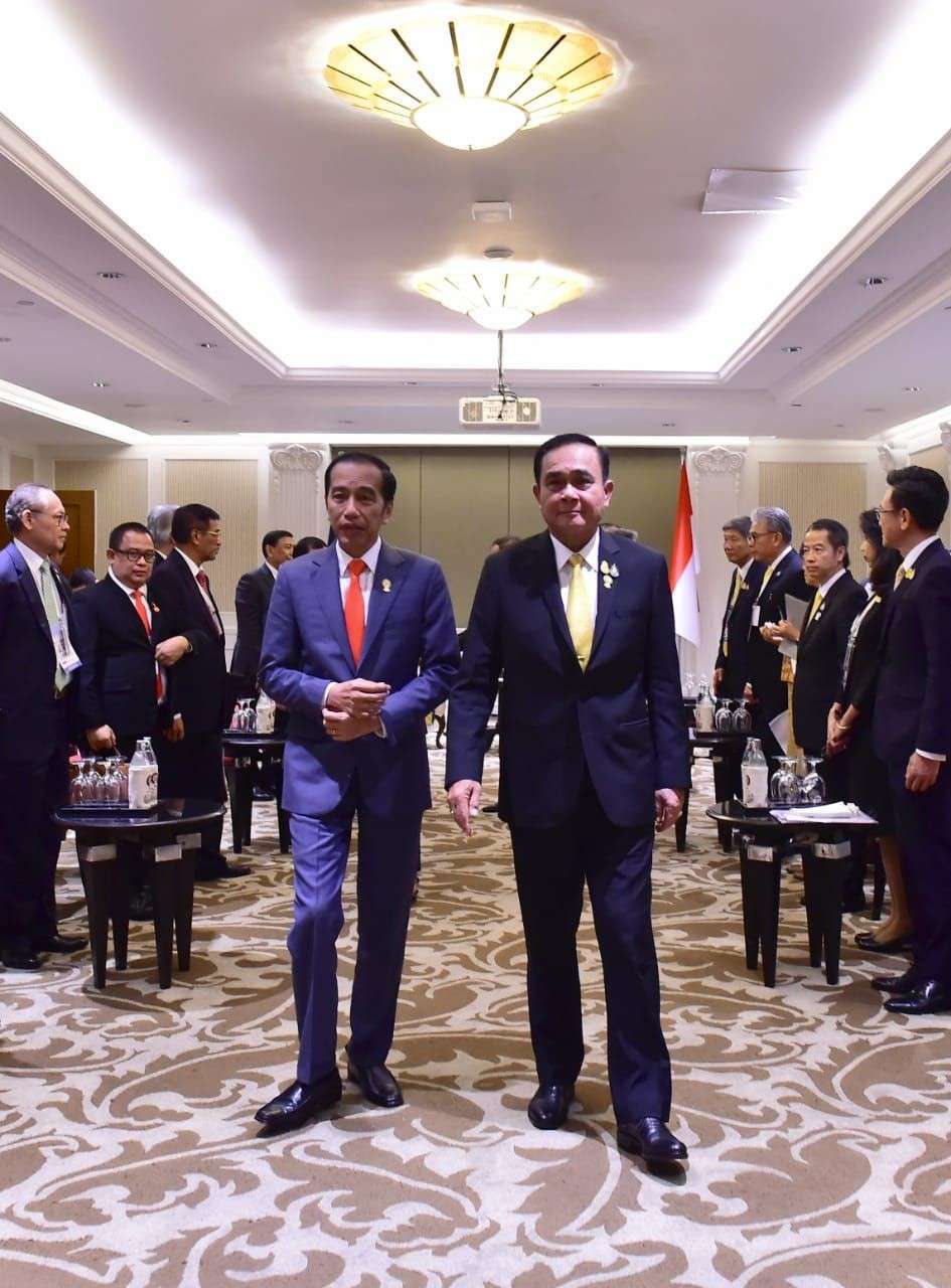 Tiba Di Bangkok, Jokowi Bahas Tiga Isu Bilateral