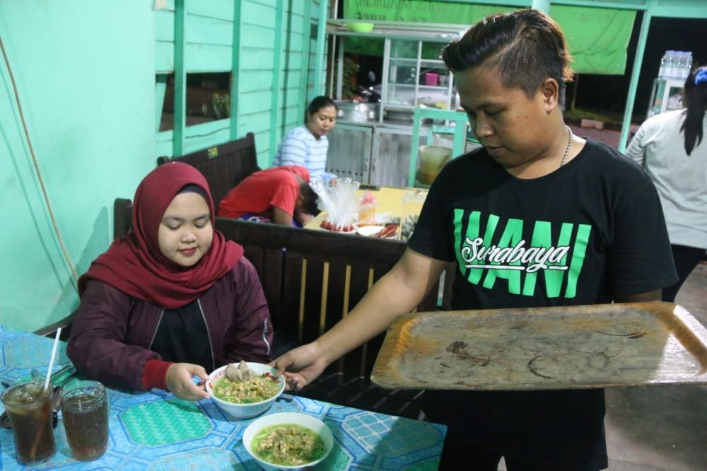 Mi Ayam Hijau Kang Rejo Kuliner Sehat Sangatta Wajib Coba