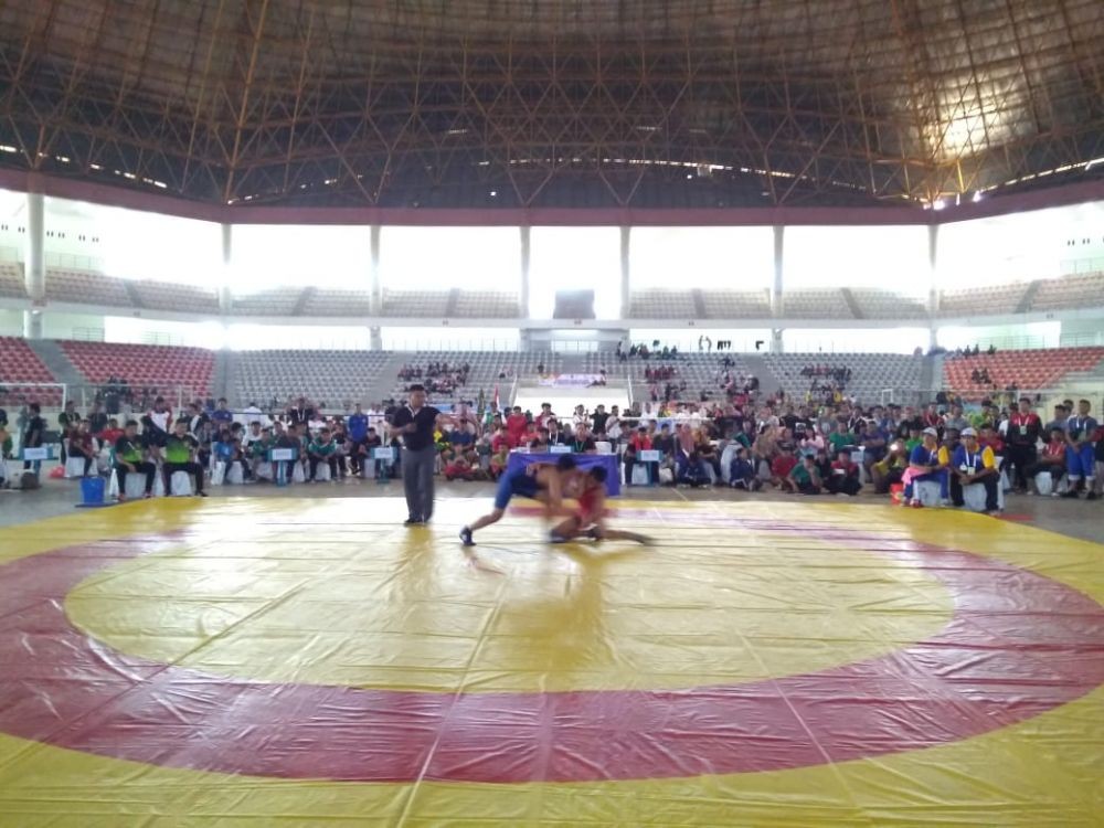 Langsung Dominan, Pegulat Karo Raih 4 Emas dan 2 Perak Porprov Sumut