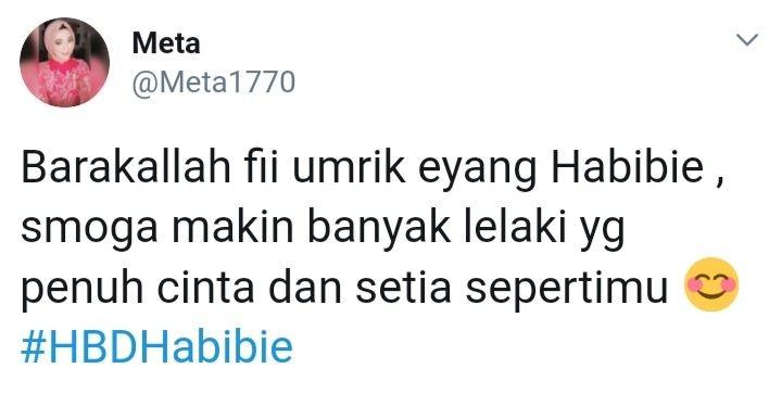 Habibie Ulang Tahun ke-83, Warganet Ramai Beri Ucapan di Twitter