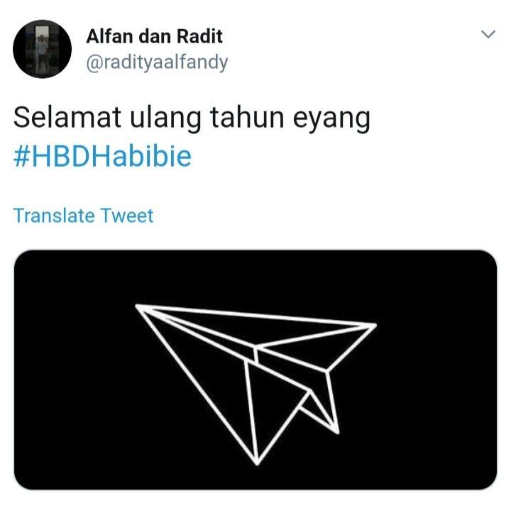 Habibie Ulang Tahun ke-83, Warganet Ramai Beri Ucapan di Twitter